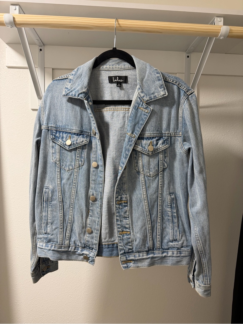 Lulu's Light Blue Denim Jean Jacket